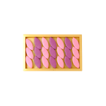 Pink and violet Califleurs® (calissons)
